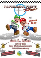 Mariokart Tunier am 4.3. um 17Uhr in der Ju´Ki Werbeflyer zum Mariokart Tunier am 4.3. ab 17Uhr in der Jugendkirche (Alte Kieler Landstr. 187, Rendsburg)
